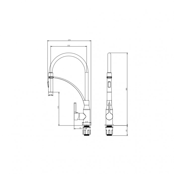 Змішувач Corso OMODEO EC-4B526C (9637100)