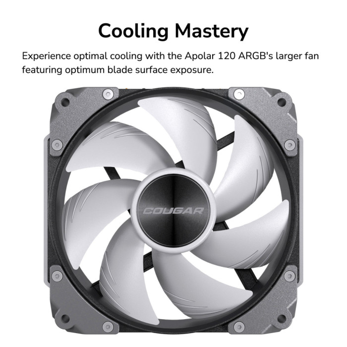 Кулер до корпусу Cougar Apolar 120 ARGB