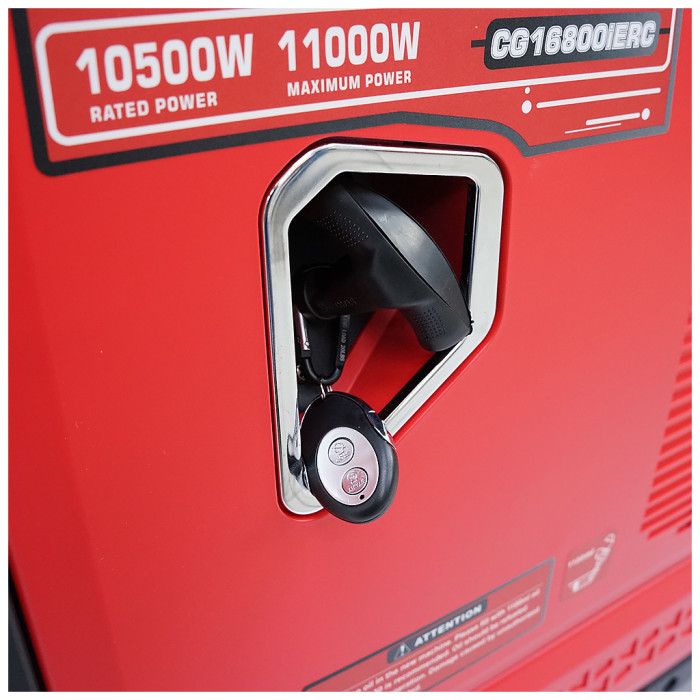 Генератор COVAX інверторний CG16800iERC, 10.5kW, 220V, 50Hz, 194FPD, електростартер, 32L (CG16800iERC)