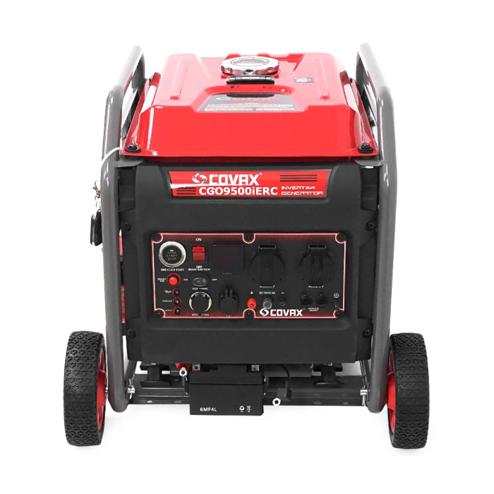 Генератор COVAX інверторний CGO9500iERC, 7.5kW, 220V, 50Hz, DC12V, електростартер, бак 7L, 35kg (CGO9500iERC)