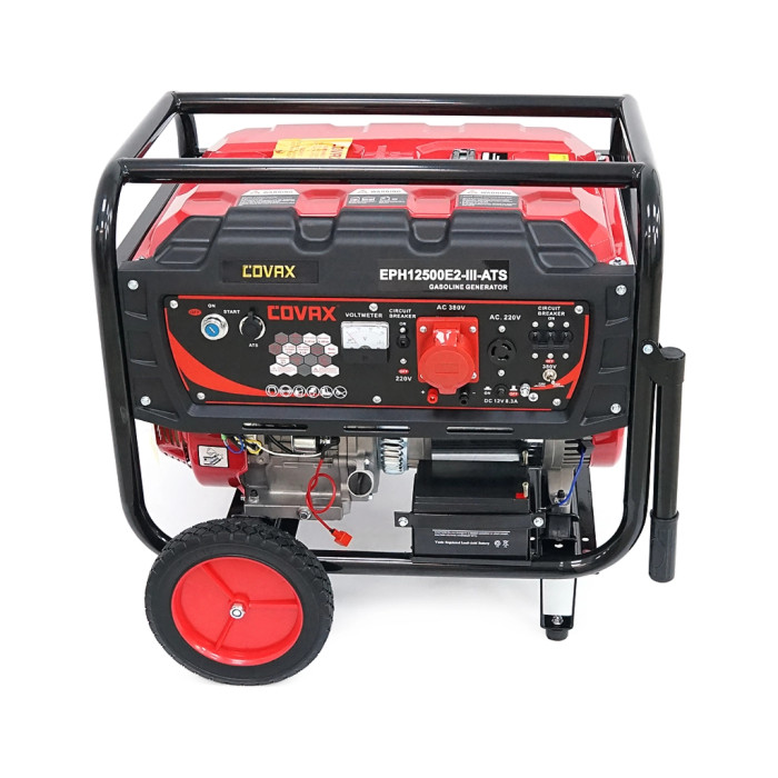 Генератор COVAX EPH12500E2-lll-ATS , 8.0kW, 220V-380V, 50Hz, DC12V, 18HP, електро стартер, 25L (EPH12500E2-lll-ATS)
