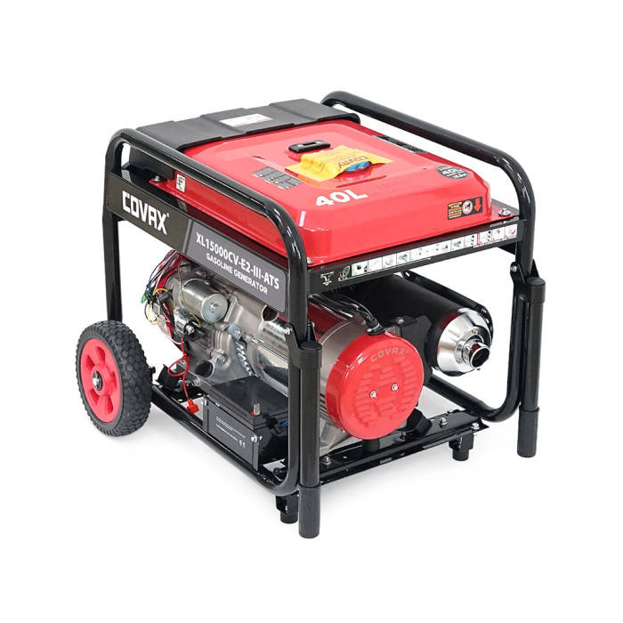 Генератор COVAX XL15000CV-E2-lll-ATS, 8.0kW, 220V-380V, 50Hz, DC12V, 18HP, електро стартер, 25L (XL15000CV-E2-lll-ATS)