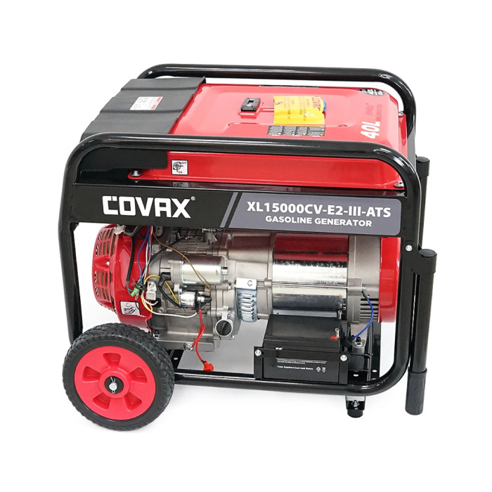 Генератор COVAX XL15000CV-E2-lll-ATS, 8.0kW, 220V-380V, 50Hz, DC12V, 18HP, електро стартер, 25L (XL15000CV-E2-lll-ATS)