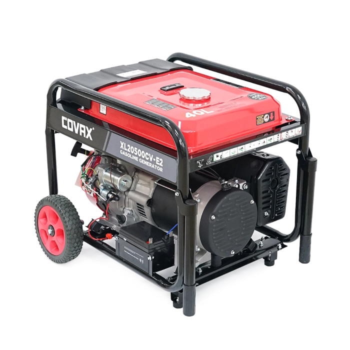 Генератор COVAX XL20500CV-E2, 9.5kW, 220V, 50Hz, DC12V, 21HP, електро стартер, 25L (XL20500CV-E2)