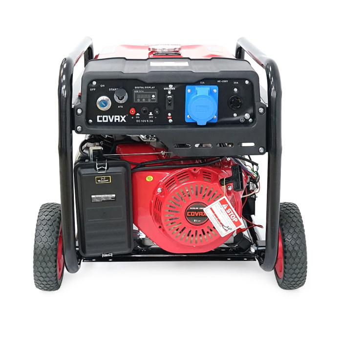 Генератор COVAX XL20500CV-E2, 9.5kW, 220V, 50Hz, DC12V, 21HP, електро стартер, 25L (XL20500CV-E2)