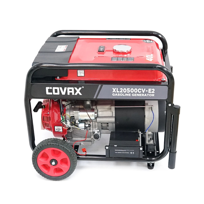 Генератор COVAX XL20500CV-E2, 9.5kW, 220V, 50Hz, DC12V, 21HP, електро стартер, 25L (XL20500CV-E2)