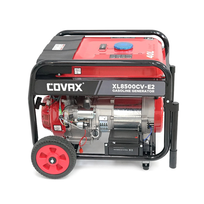 Генератор COVAX XL8500CV-E2, 6.0kW, 220V, 50Hz, DC12V, 15HP, електро стартер, 25L (XL8500CV-E2)