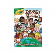 Набір для творчості Crayola Colours of the World Розмальовка, 48 сторінок (25-0717)