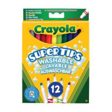 Набір для творчості Crayola 12 тонких фломастеров ярких цветов (7509)