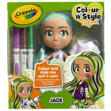 Набір для творчості Crayola Colour n Style Стильні дівчата Джейд (918937.005)