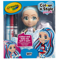 Набір для творчості Crayola Colour n Style Стильні дівчата Скай (918938.005)