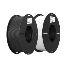 Пластик для 3D-принтера Creality PLA 2x1кг, 1.75мм, white+black (3301010337)