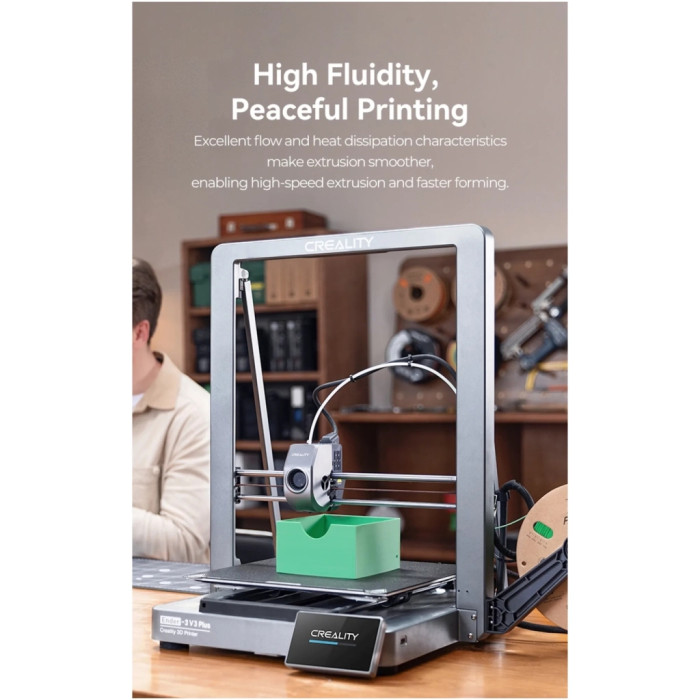 Пластик для 3D-принтера Creality PLA Fast, Ender, 1.75мм black1kg+white 1kg (3301010395)