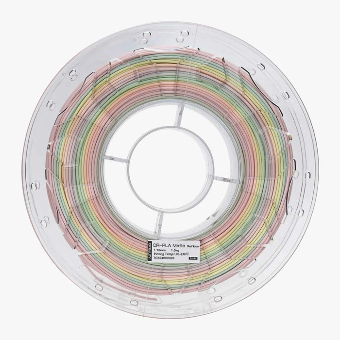 Пластик для 3D-принтера Creality PLA matte 1кг, 1.75мм, rainbow (3301010458)