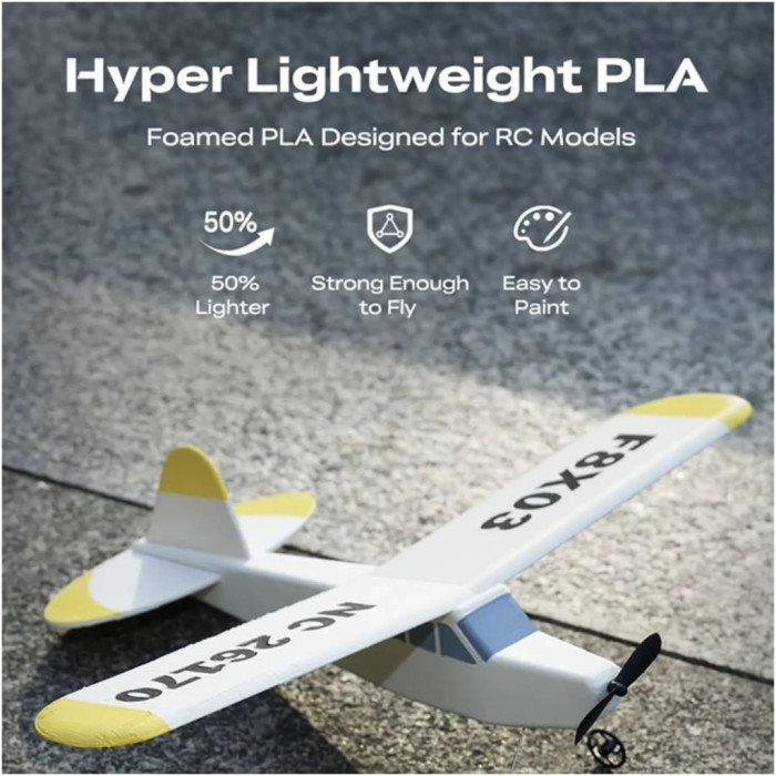 Пластик для 3D-принтера Creality PLA Hyper Lightweight 1кг, 1.75мм, White (3301010555)