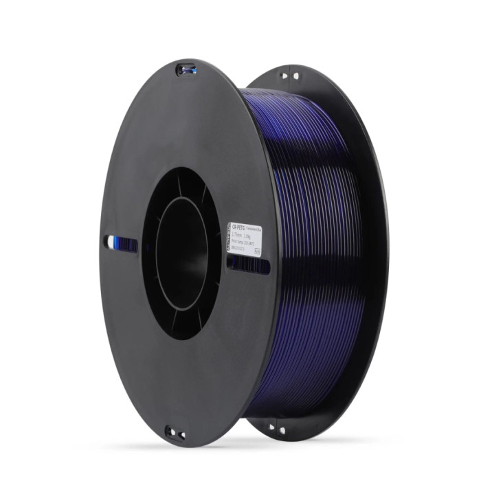 Пластик для 3D-принтера Creality PETG 1.75мм, transparent blue, 1кг (3301030036)