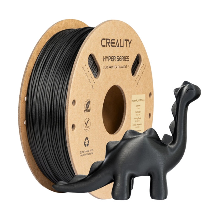 Пластик для 3D-принтера Creality PLA-CF 1кг, 1.75мм, black (3301060015)