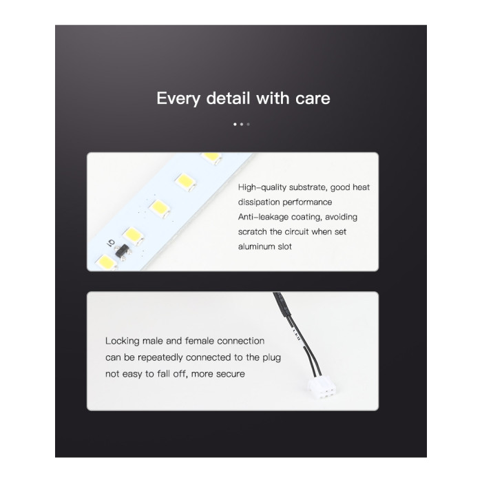 Запчастина для 3D-принтера Creality Ender-3 S1/S1 Pro LED Light Bar Kit (4004010208)