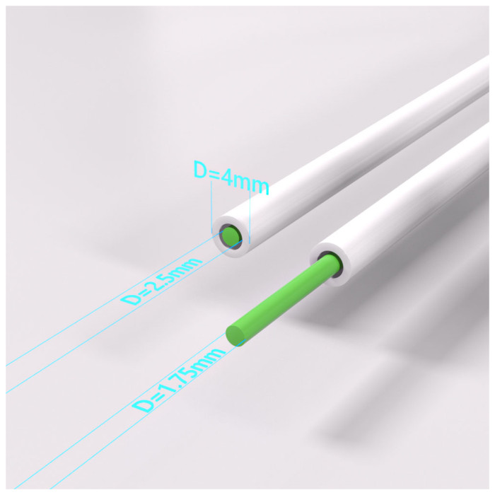 Запчастина для 3D-принтера Creality K1 Series Teflon Tube Kit 2M (4004200026)