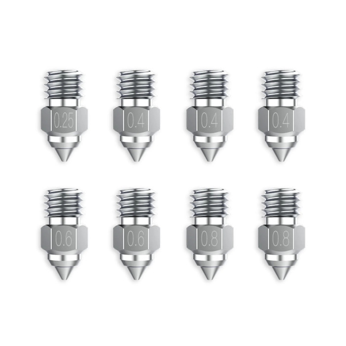 Хотенд (Сопло) Creality Nozzle Kit 8pcs High-end Copper Alloy (4008030046)