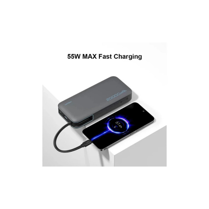 Батарея універсальна CUKTECH 20000mAh PB200N 55W Grey (CUKP200NGLDG)