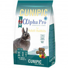 Корм для гризунів Cunipic Alpha Pro для кроликів з 6 місяців 1.750 кг (8437013149518)
