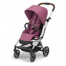 Коляска Cybex Eezy S Twist+ 2 SLV B Magnolia Pink purple з бампером (521001775)