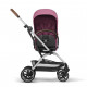 Коляска Cybex Eezy S Twist+ 2 SLV B Magnolia Pink purple з бампером (521001775)