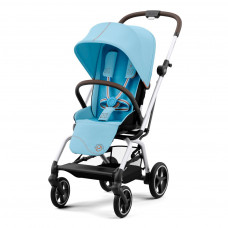 Коляска Cybex Eezy S Twist+ 2 SLV Beach Blue (з бампером) (522001117)