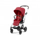 Коляска Cybex Eezy S Twist+ 2 SLV Hibiscus Red з бампером (522001127)