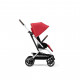 Коляска Cybex Eezy S Twist+ 2 SLV Hibiscus Red з бампером (522001127)