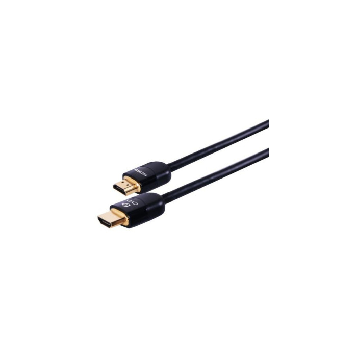 Кабель мультимедійний HDMI M to HDMI M 1.0m 4K 30AWG Cypress (CBL-H300-010)