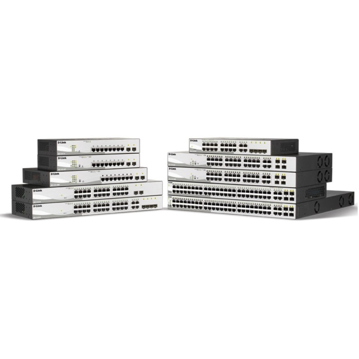 Комутатор мережевий D-Link DGS-1210-24P