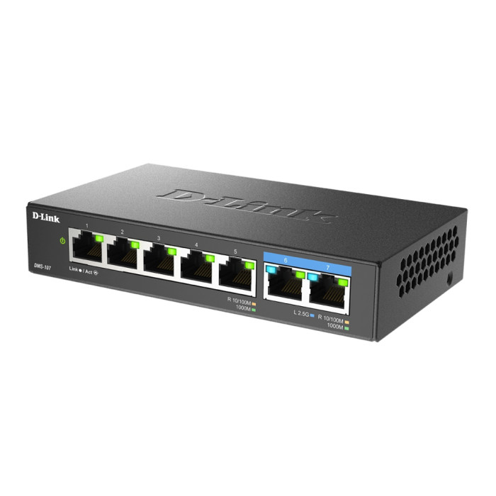 Комутатор мережевий D-Link DMS-107