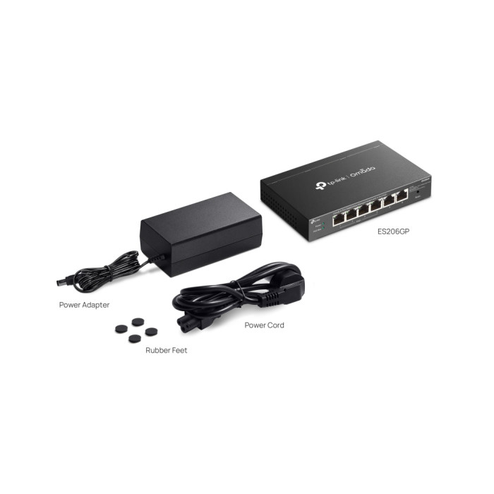 Комутатор мережевий D-Link ES206GP