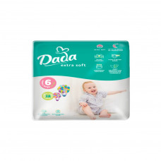 Підгузок Dada Extra Soft 6 (16+ кг) 38 шт (4820174980924)