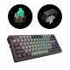 Клавіатура Dark Project KD83A PBT Mechanical Gateron Cap Teal Black (DP-KD-83A-004100-GTC)