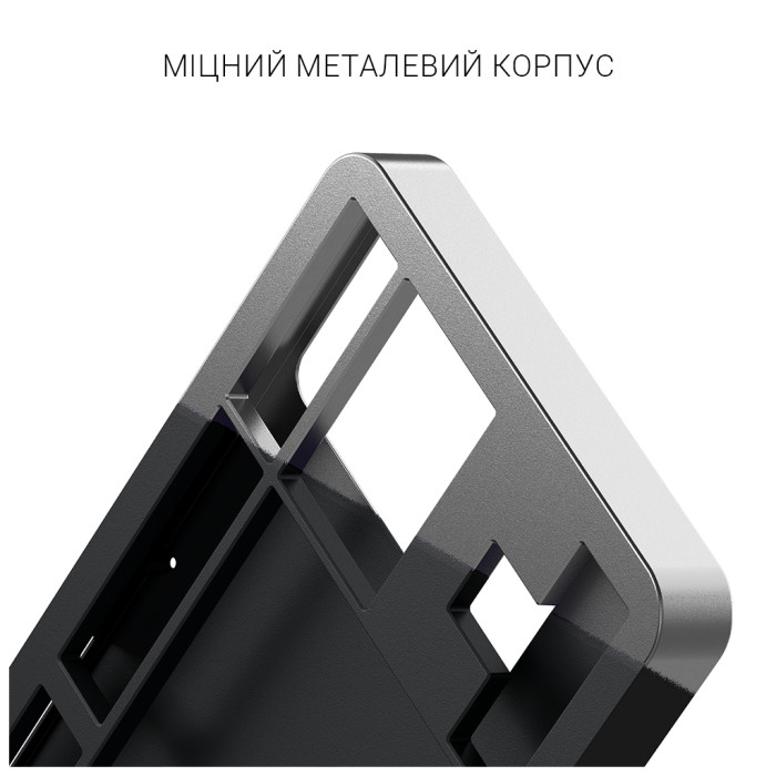 Клавіатура Dark Project ALU87 Bushido ABS RGB Mech G3MS Moonstone Black/White (DPKB_BUSHIDO_87_ANSI_UA)