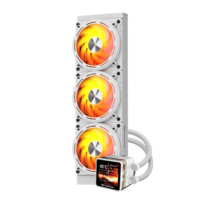 Система рідинного охолодження DARKFLASH DE360 WHITE