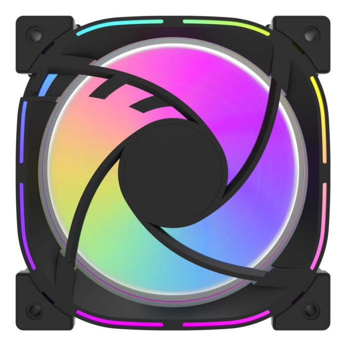 Кулер до корпусу DARKFLASH INF24 3IN1(PWM) BLACK