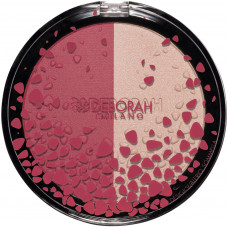 Рум'яна Deborah Duo Blush & Highlighter 01 - Rosa (8009518289558)