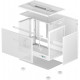 Корпус для ПК Deepcool CH160 MESH WH