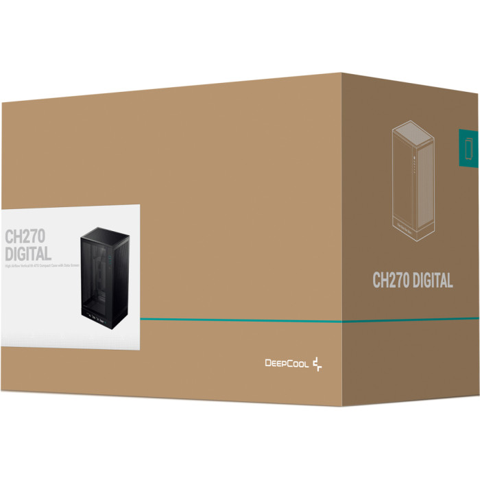 Корпус для ПК Deepcool CH270 DIGITAL