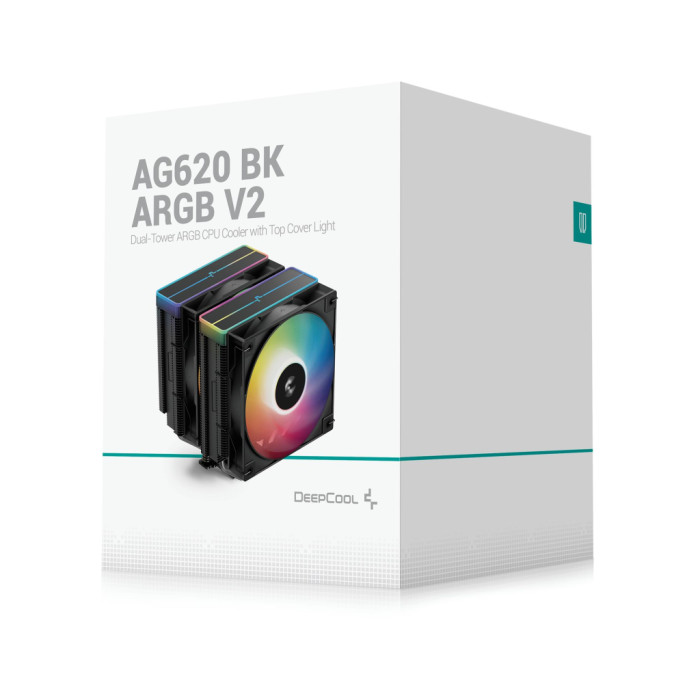 Кулер до процесора Deepcool AG620 BK ARGB V2 (R-AG620-BKAMMN-GJD)