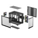 Корпус для ПК Deepcool CG330 3F Black (R-CG330-BKNGM3-G)