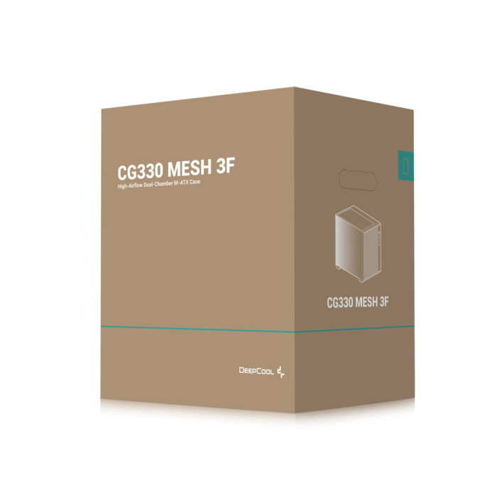 Корпус для ПК Deepcool CG330 Mesh 3F Black (R-CG330MESH-BKANM3-G)