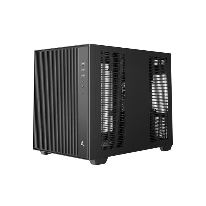Корпус для ПК Deepcool CG330 Mesh 3F Black (R-CG330MESH-BKANM3-G)