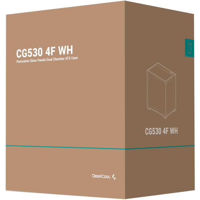 Корпус для ПК Deepcool CG530 4F White (R-CG530-WHADA4-G-1)