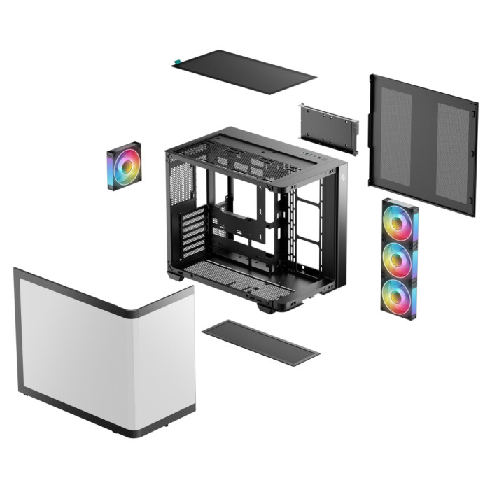 Корпус для ПК Deepcool CG530U 4F Black (R-CG530U-BKAGA4-G)