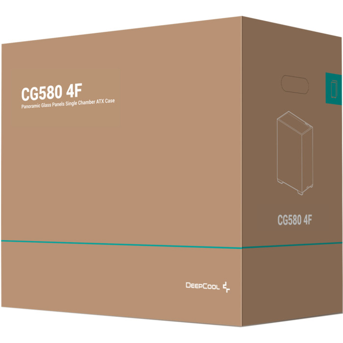 Корпус для ПК Deepcool CG580 4F Black (R-CG580-BKADA4-G-1)